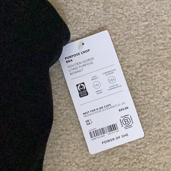 Athleta Black Asymmetrical Fitted Tank Top - Picture 2 of 3